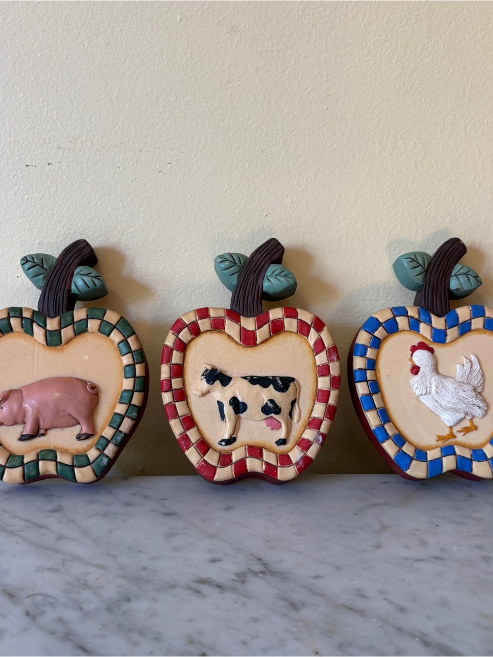 Handpainted Folk Farmhouse Wallhanging Designs by Diana